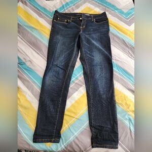 Aeropostale Jeggings, 12 Regular, Dark wash Denium